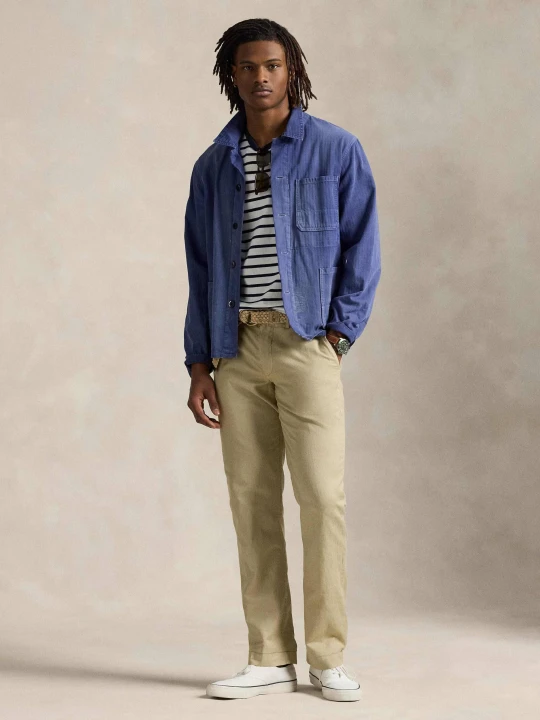 Zdjęcie produktu POLO RALPH LAUREN Lniane spodnie | Straight fit beżowy