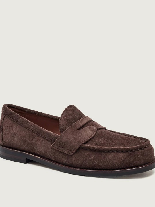Zdjęcie produktu POLO RALPH LAUREN Loafersy ALSTON PENNY | zamsz brązowy