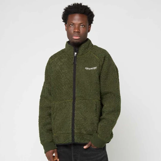 Zdjęcie produktu Long Sleeve Full Zip Polo Ralph Lauren zielony