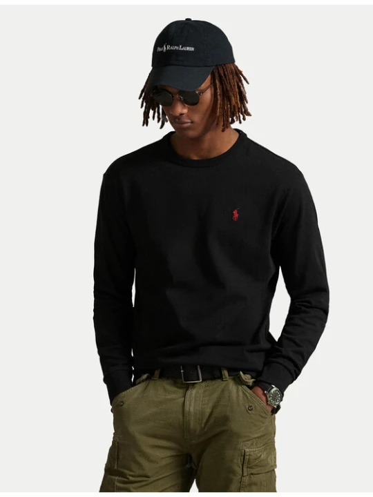 Zdjęcie produktu Polo Ralph Lauren Longsleeve 710970697001 Czarny Classic Fit
