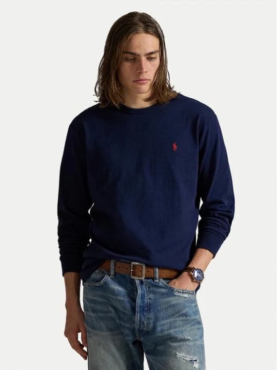 Zdjęcie produktu Polo Ralph Lauren Longsleeve 710970697003 Granatowy Classic Fit