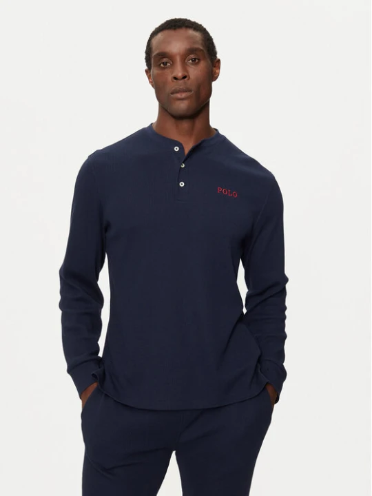 Zdjęcie produktu Polo Ralph Lauren Longsleeve 714950609002 Granatowy Slim Fit