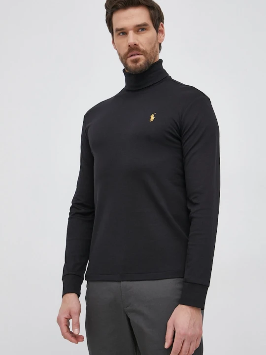 Zdjęcie produktu Polo Ralph Lauren Longsleeve bawełniany 710853205001 czarny