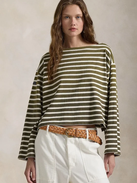 Zdjęcie produktu Polo Ralph Lauren longsleeve bawełniany zielony