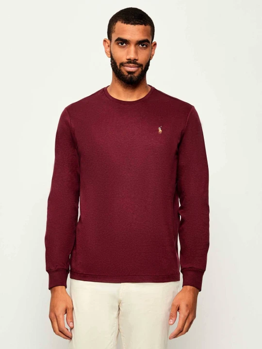 Zdjęcie produktu POLO RALPH LAUREN Longsleeve | Custom slim fit bordowy