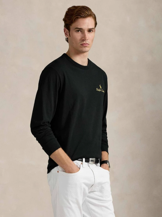 Zdjęcie produktu POLO RALPH LAUREN Longsleeve | Regular Fit czarny
