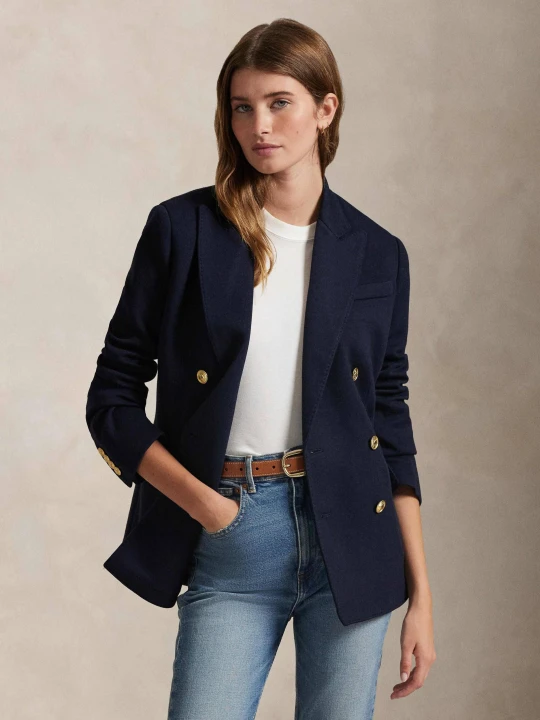 Zdjęcie produktu POLO RALPH LAUREN Marynarka | Slim Fit | z dodatkiem wełny granatowy