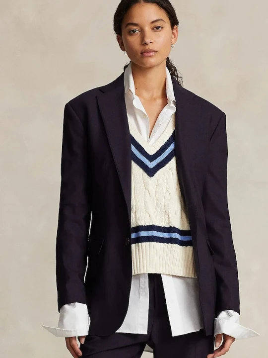 Zdjęcie produktu Polo Ralph Lauren marynarka wełniana RLXD SB granatowy