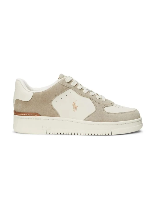 Zdjęcie produktu Polo Ralph Lauren Masters Crt sneakersy męskie skórzane beżowy