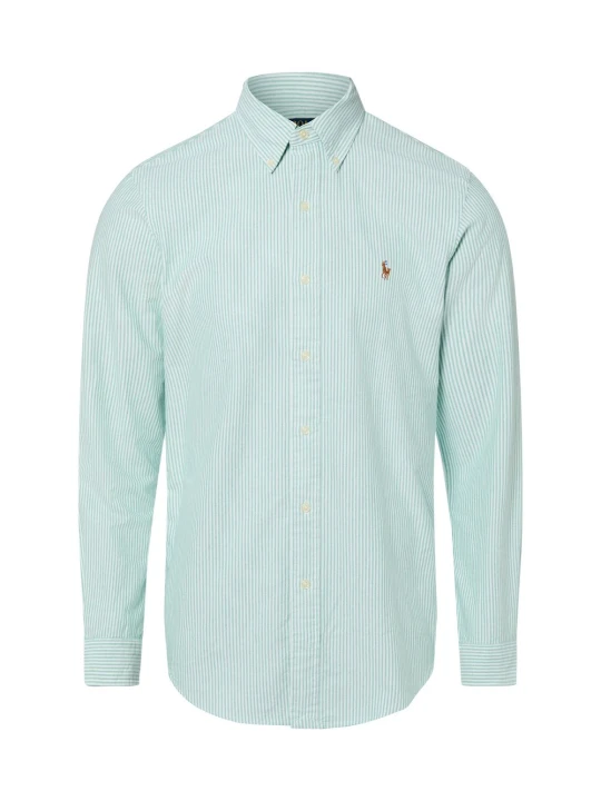 Zdjęcie produktu Polo Ralph Lauren koszula bawełniana Mężczyźni Modern Fit Bawełna zielony | biały