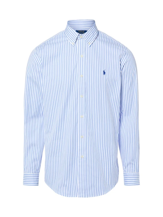 Zdjęcie produktu Polo Ralph Lauren koszula casualowa - Custom Fit Mężczyźni Regular Fit Bawełna niebieski | biały