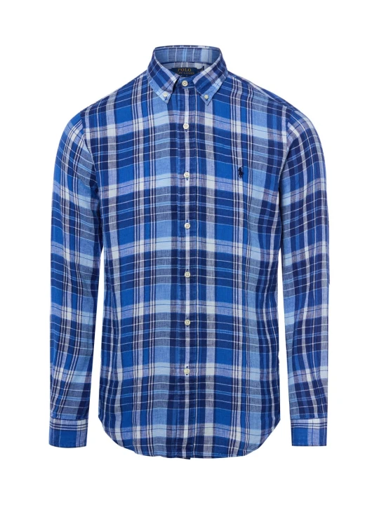 Zdjęcie produktu Polo Ralph Lauren koszula lniana Mężczyźni Modern Fit len niebieski