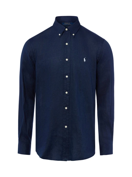 Zdjęcie produktu Polo Ralph Lauren koszula lniana Mężczyźni Regular Fit len niebieski