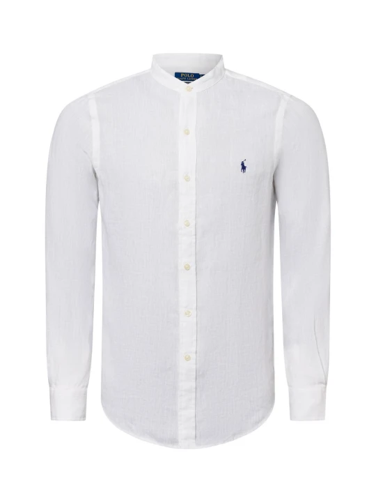 Zdjęcie produktu Polo Ralph Lauren koszula lniana Mężczyźni Slim Fit len biały