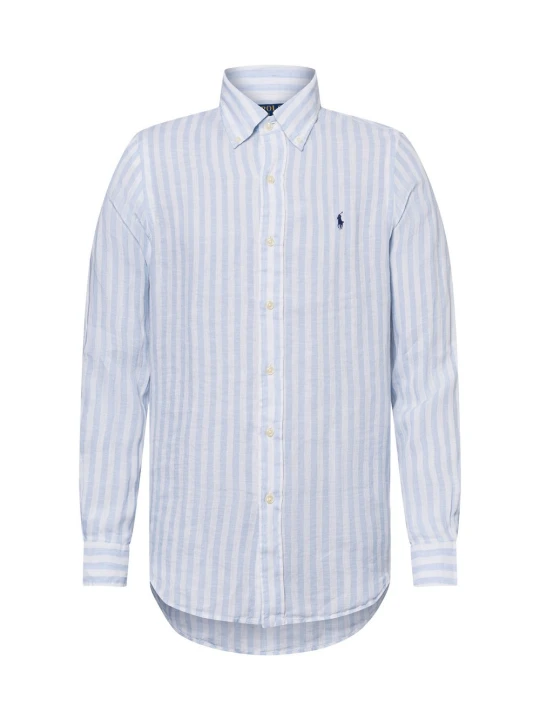 Zdjęcie produktu Polo Ralph Lauren koszula lniana na co dzień Mężczyźni Modern Fit len niebieski