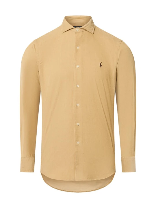 Zdjęcie produktu Polo Ralph Lauren koszula sztruksowa Mężczyźni Regular Fit Bawełna beżowy