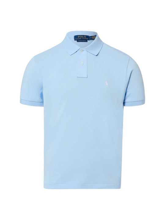 Zdjęcie produktu Polo Ralph Lauren koszulka polo - Custom Slim Fit Mężczyźni Bawełna niebieski