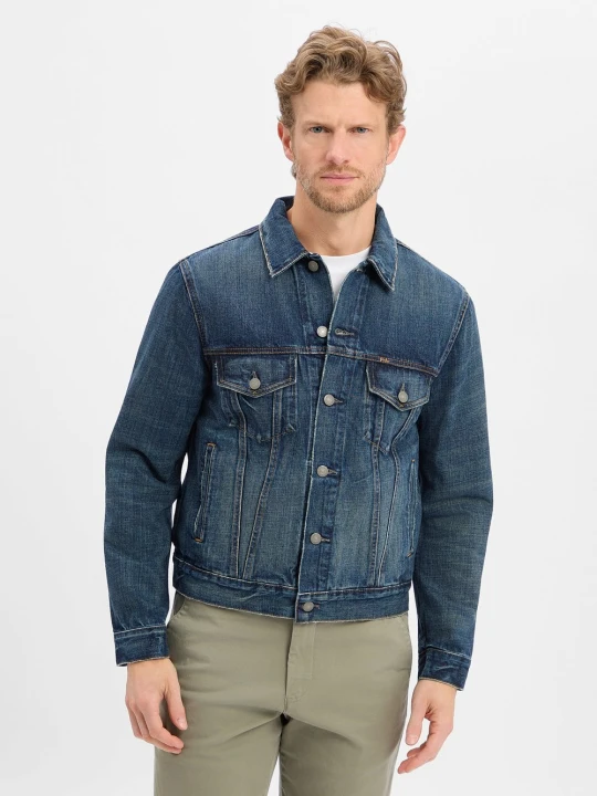 Zdjęcie produktu Polo Ralph Lauren kurtka dżinsowa Mężczyźni Bawełna niebieski