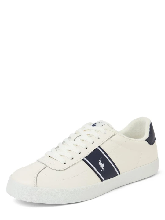 Zdjęcie produktu Polo Ralph Lauren buty sportowe z zawartością skóry Mężczyźni skóra biały | niebieski