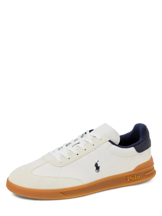 Zdjęcie produktu Polo Ralph Lauren skórzane buty sportowe Mężczyźni skóra biały
