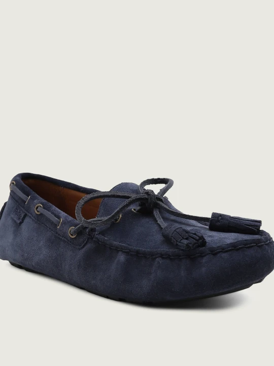 Zdjęcie produktu POLO RALPH LAUREN Mokasyny ANDERS | zamsz granatowy