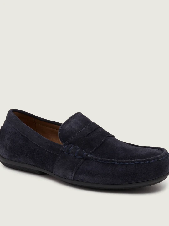 Zdjęcie produktu POLO RALPH LAUREN Mokasyny Reynold | zamsz granatowy