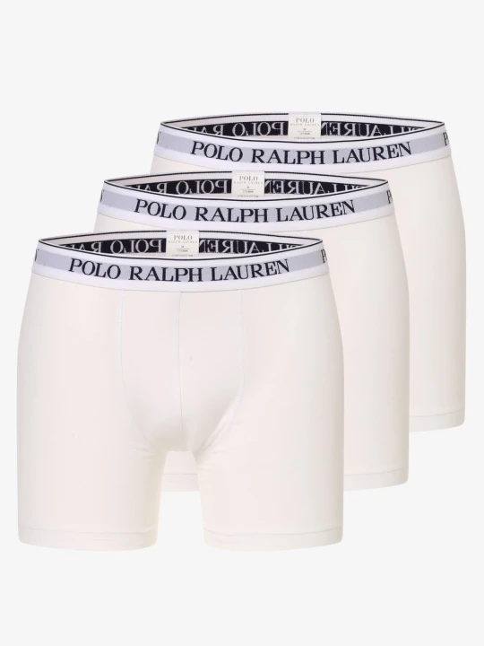 Zdjęcie produktu Polo Ralph Lauren Obcisłe bokserki pakowane po 3 szt. Mężczyźni Bawełna biały