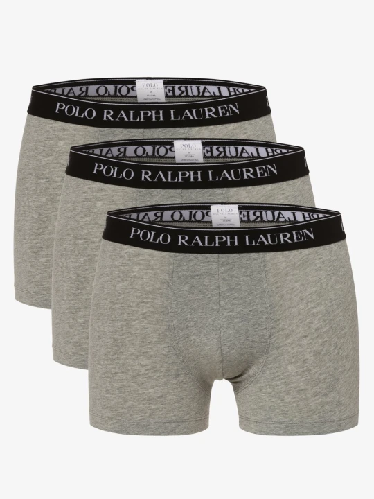 Zdjęcie produktu Polo Ralph Lauren Obcisłe bokserki pakowane po 3 szt. Mężczyźni Bawełna szary