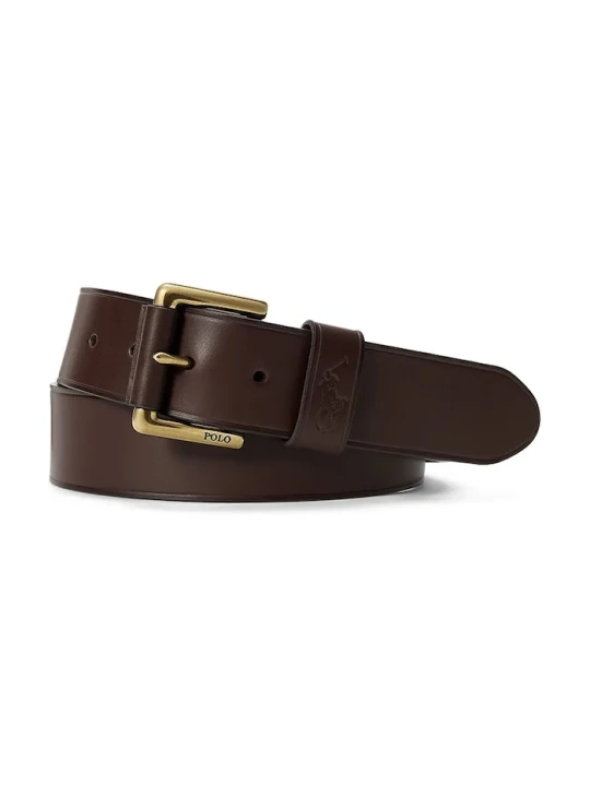 Zdjęcie produktu Polo Ralph Lauren pasek skórzany brązowy