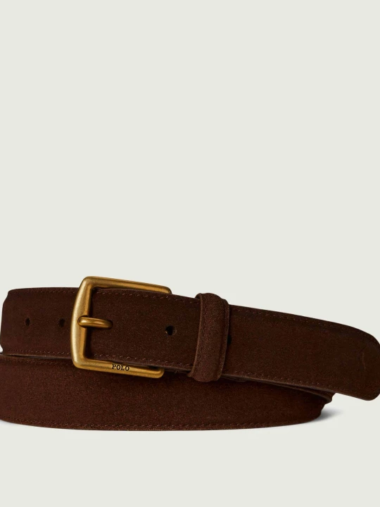 Zdjęcie produktu POLO RALPH LAUREN Pasek | zamsz brązowy