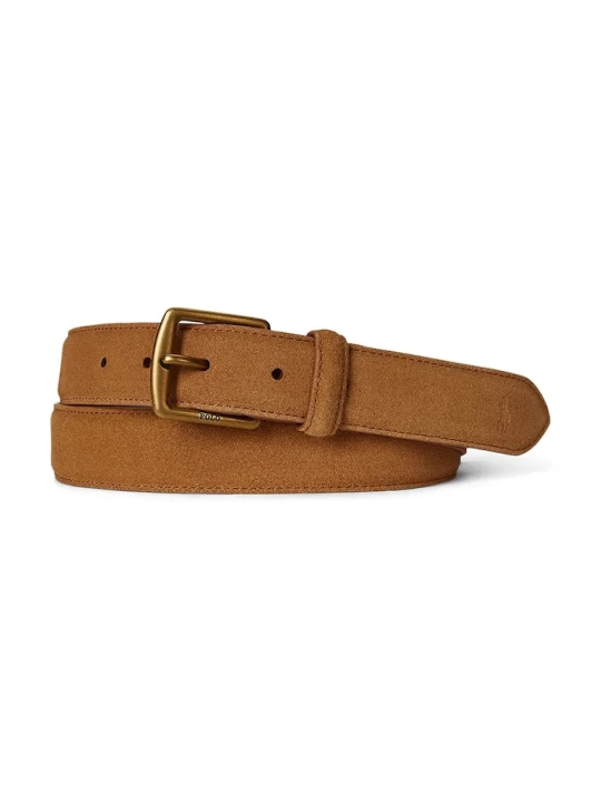 Zdjęcie produktu Polo Ralph Lauren pasek męski zamszowy brązowy
