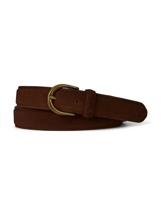 Zdjęcie produktu Polo Ralph Lauren pasek męski zamszowy brązowy