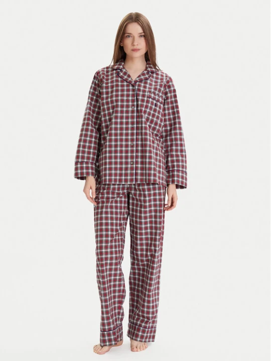 Zdjęcie produktu Polo Ralph Lauren Piżama 4P0429 Bordowy Relaxed Fit