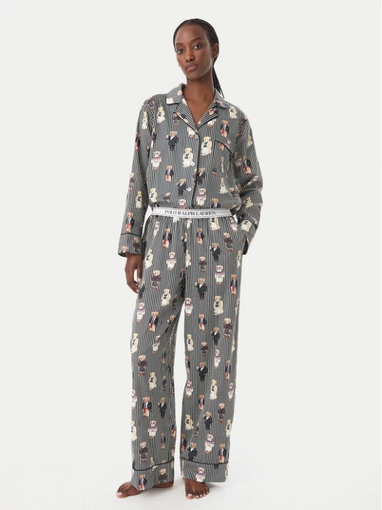 Zdjęcie produktu Polo Ralph Lauren Piżama 4P0704 Zielony Relaxed Fit