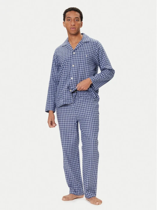 Zdjęcie produktu Polo Ralph Lauren Piżama 714899627012 Niebieski Regular Fit