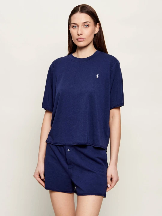 Zdjęcie produktu POLO RALPH LAUREN Piżama CLUB TERRY | Regular Fit granatowy