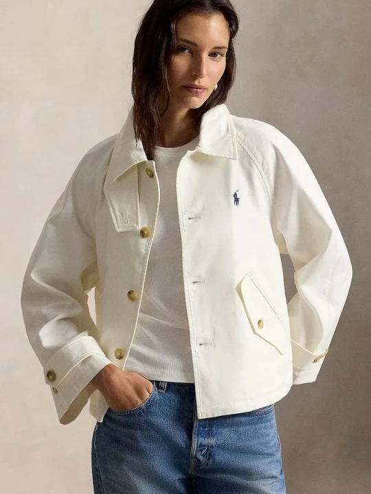 Zdjęcie produktu Polo Ralph Lauren płaszcz bawełniany beżowy