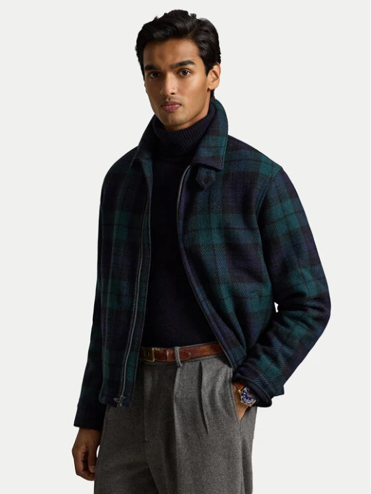 Zdjęcie produktu Polo Ralph Lauren Płaszcz wełniany 710B15991001 Czarny Regular Fit