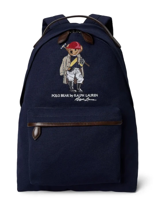 Zdjęcie produktu Polo Ralph Lauren plecak miejski męski bawełniany granatowy