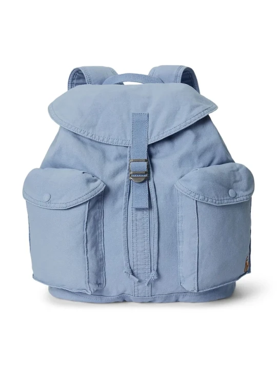 Zdjęcie produktu Polo Ralph Lauren plecak miejski męski bawełniany niebieski