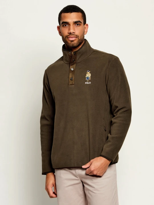 Zdjęcie produktu POLO RALPH LAUREN Polarowa bluza | Regular Fit brązowy