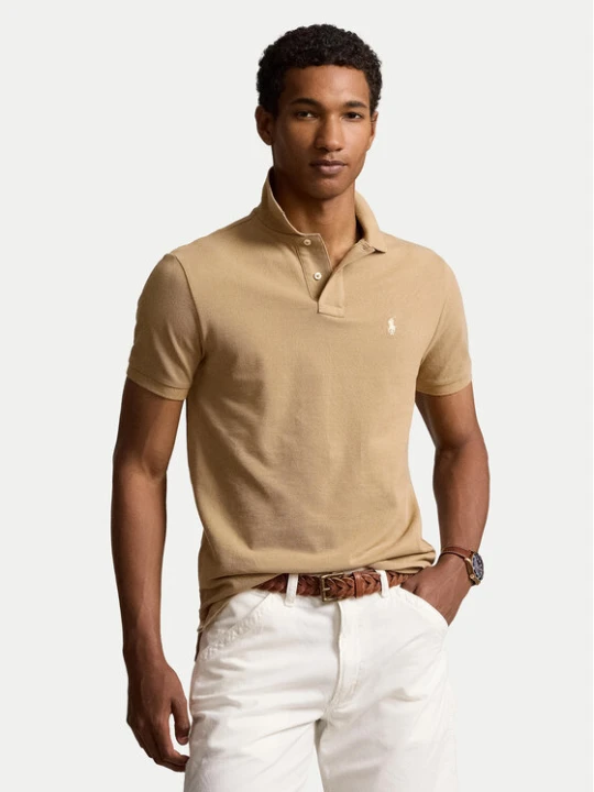 Zdjęcie produktu Polo Ralph Lauren Polo 710536856379 Beżowy Slim Fit