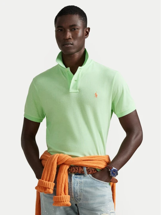 Zdjęcie produktu Polo Ralph Lauren Polo 710536856502 Zielony jasny Slim Fit