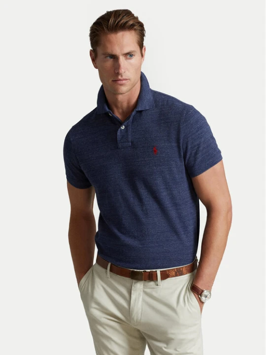 Zdjęcie produktu Polo Ralph Lauren Polo 710666998005 Niebieski Regular Fit Granatowy