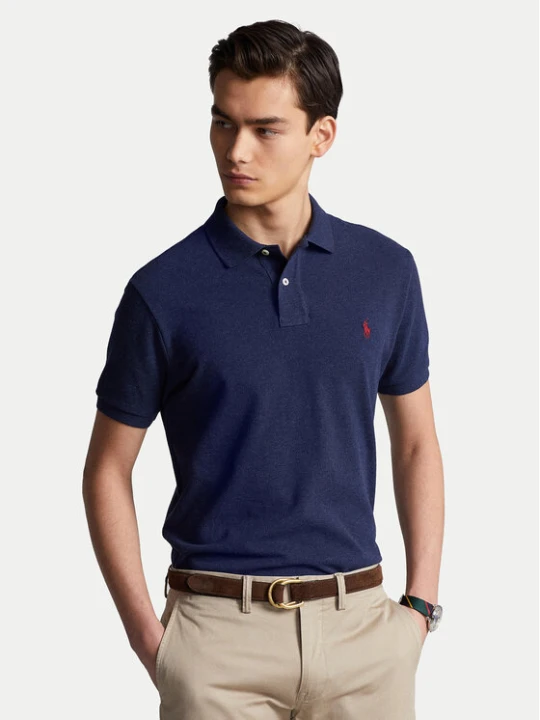 Zdjęcie produktu Polo Ralph Lauren Polo 710680784292 Granatowy Custom Slim Fit