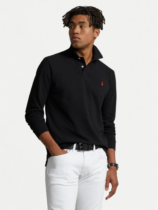 Zdjęcie produktu Polo Ralph Lauren Polo 710680790045 Czarny Custom Slim Fit