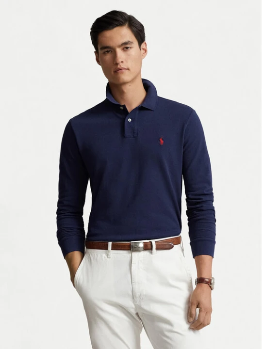 Zdjęcie produktu Polo Ralph Lauren Polo 710680790046 Granatowy Custom Slim Fit
