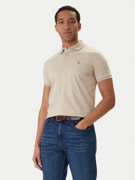Zdjęcie produktu Polo Ralph Lauren Polo 710704319502 Beżowy Custom Slim Fit