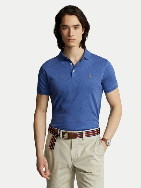 Zdjęcie produktu Polo Ralph Lauren Polo 710713130008 Niebieski Custom Slim Fit