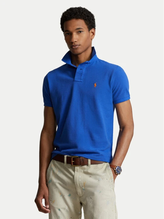 Zdjęcie produktu Polo Ralph Lauren Polo 710782592011 Niebieski Custom Slim Fit